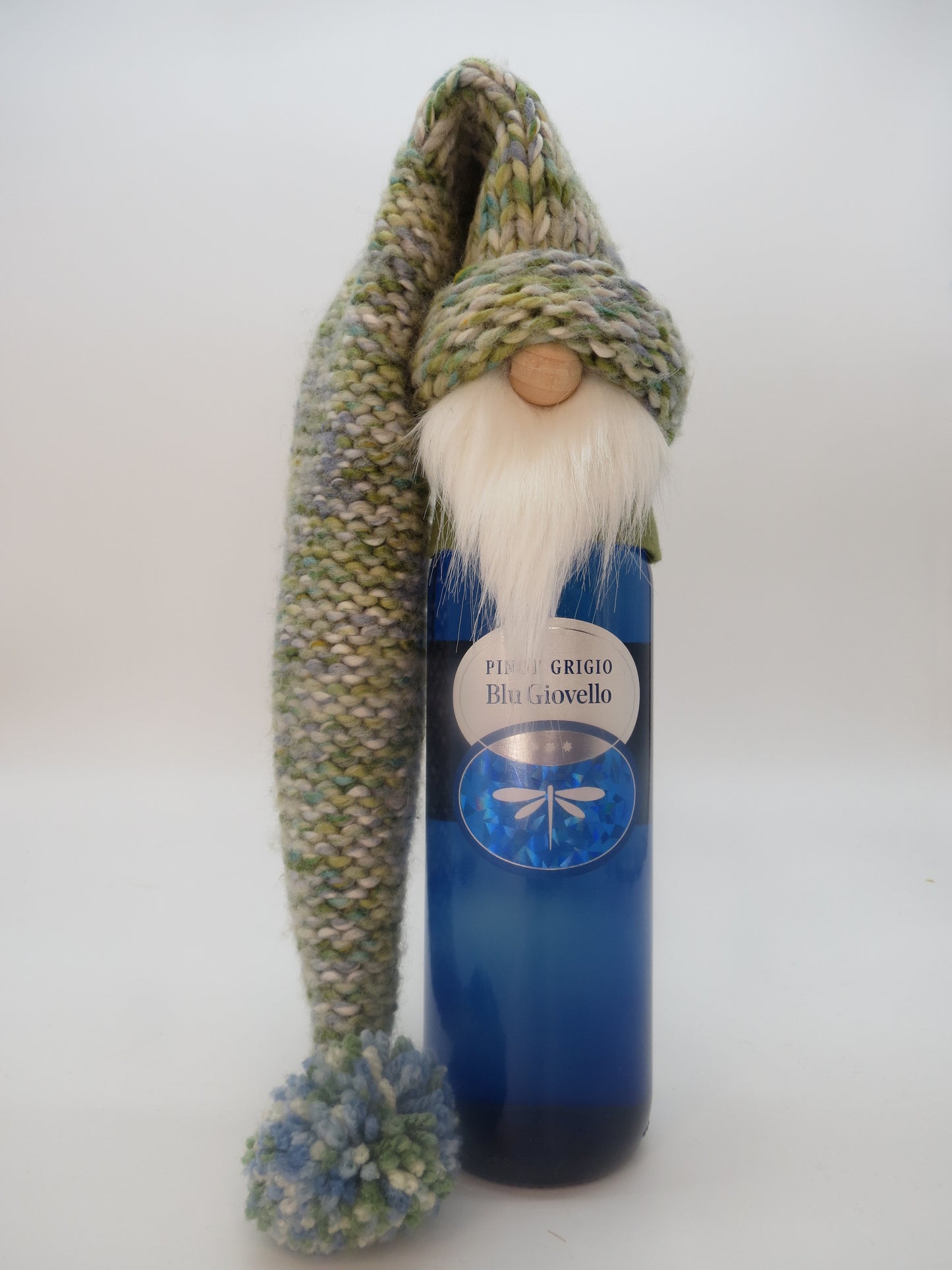 18 - 21" (45.7 - 53.3 cm) Tree/Bottle Topper Gnome (6129) - Olive Green