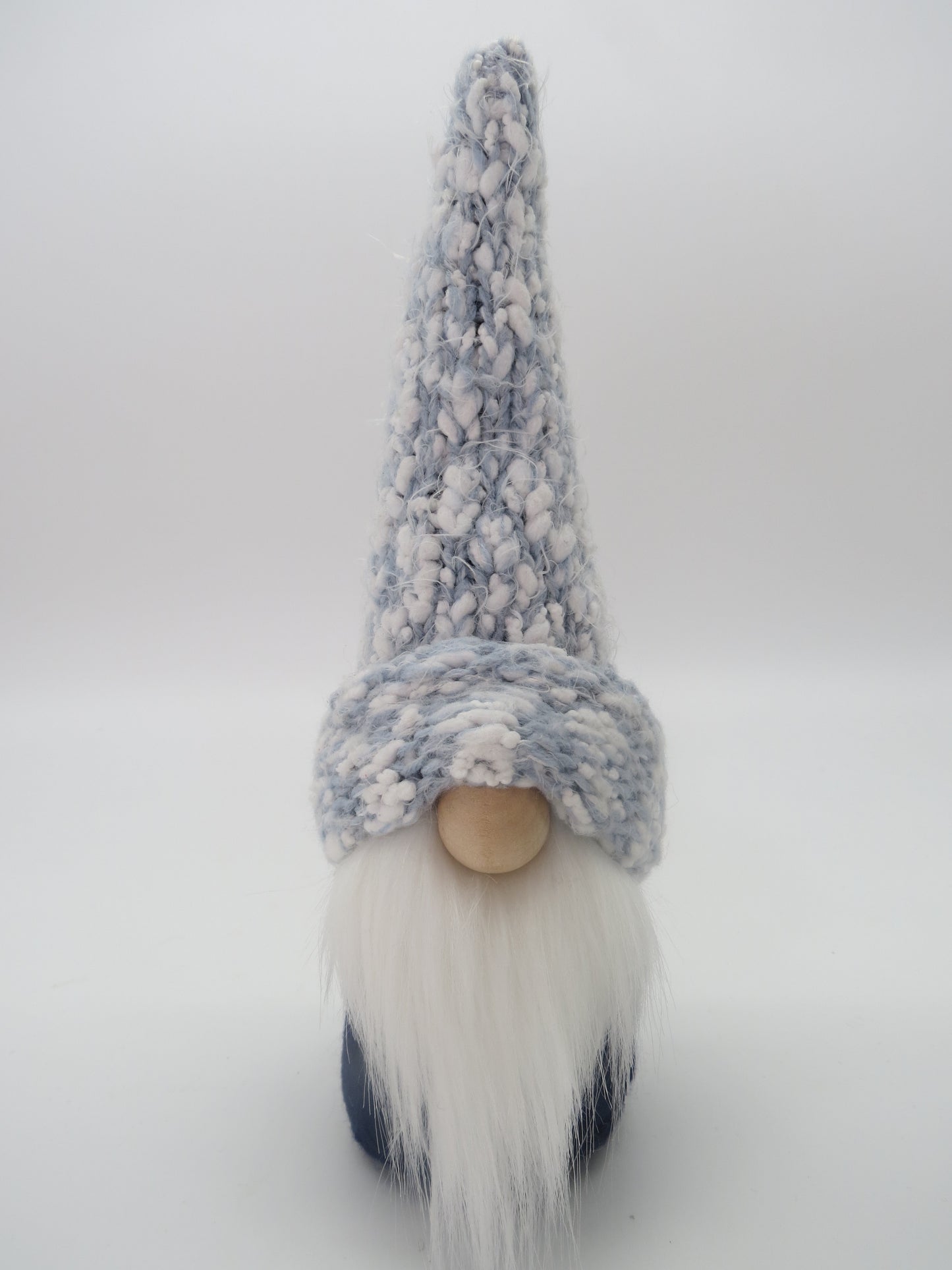 10" (25.4 cm) Small Gnome (6190) Light Blue and White