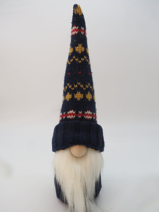 10" Small Gnome (6025) Dark Blue with Pattern