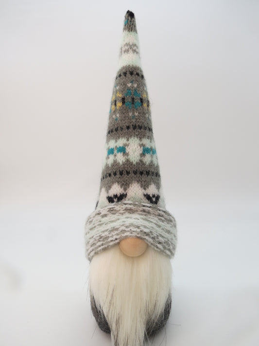 10" (25.4 cm) Small Gnome (6035) Gray with Patterns