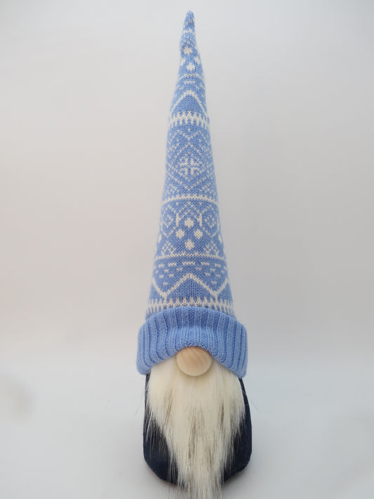20" (50.8 cm) Large Gnome (6047) - Blue/White Nordic