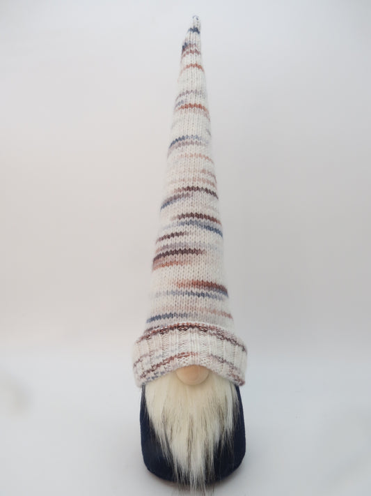 20" (50.8 cm) Large Gnome (6048) - White with Shades of Blue/Brown