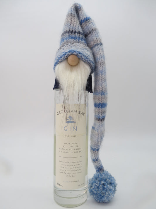 18 - 21" (45.7 - 53.3 cm) Tree/Bottle Topper Gnome (6060)- Blue/Gray
