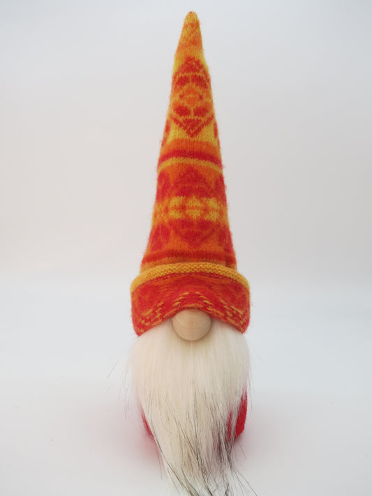 10" (25.4 cm) Small Gnome (6070) Orange/Red/Yellow Nordic