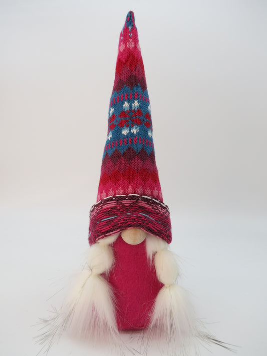 15" (38.1 cm) Medium Gnomess (6075) - Pink/Purple/Blue Nordic
