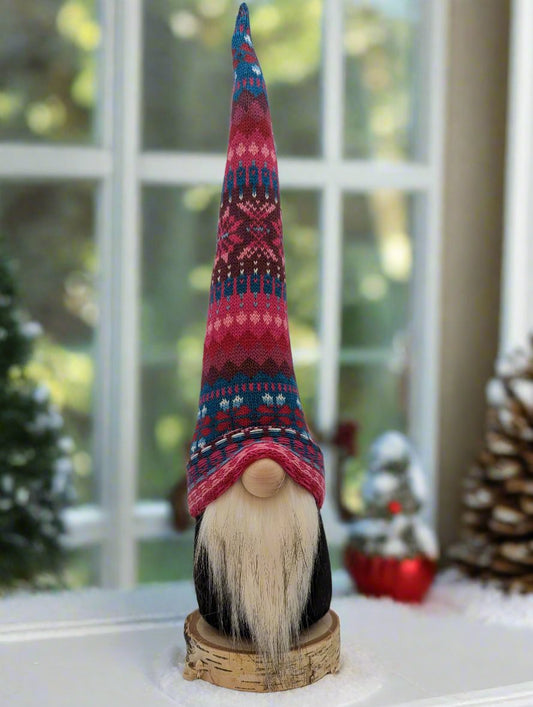 20" (50.8 cm) Large Gnome (6080) - Pink/Purple/Blue Nordic