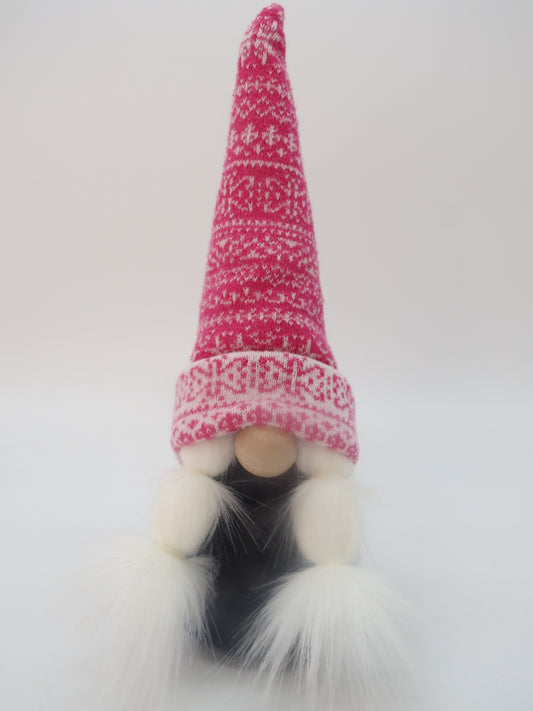 10" (25.4 cm) Small Gnomess (6109) Pink/White Nordic