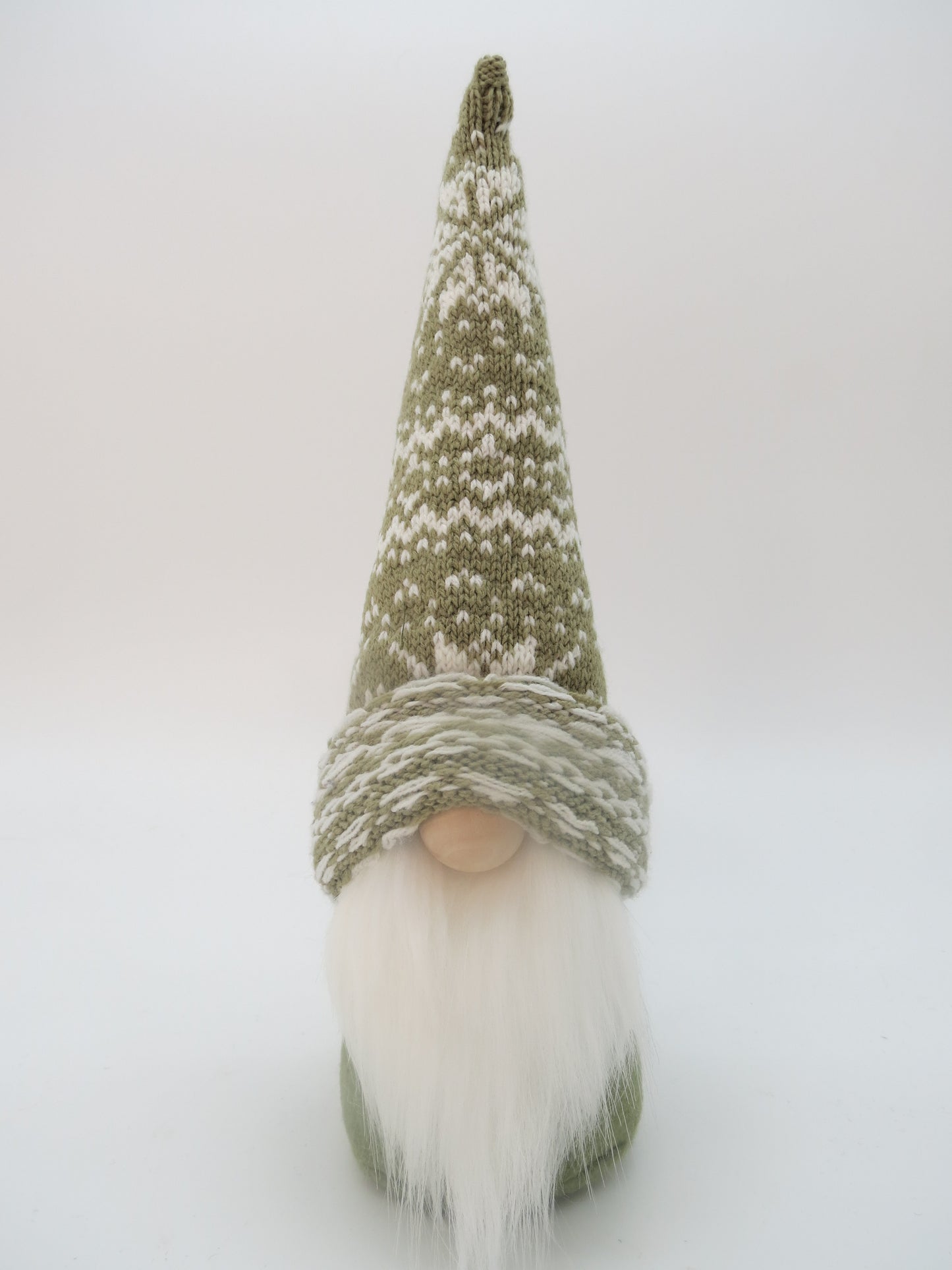 10" (25.4 cm) Small Gnome (6110) Olive Green/White Nordic