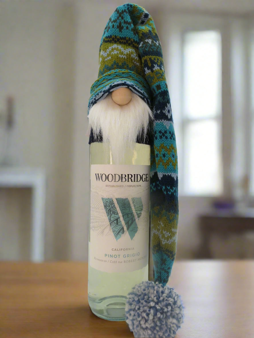 18 - 21" (45.7 - 53.3 cm) Tree/Bottle Topper Gnome (6119) - Multi Colour Nordic