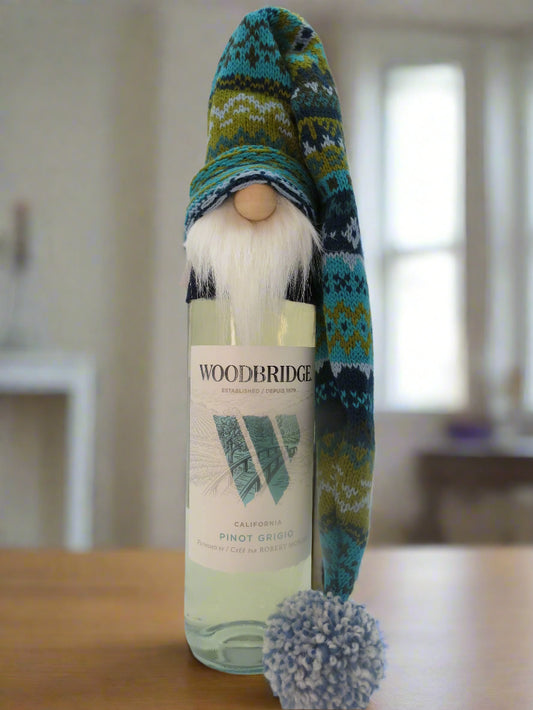18 - 21" (45.7 - 53.3 cm) Tree/Bottle Topper Gnome (6119) - Multi Colour Nordic