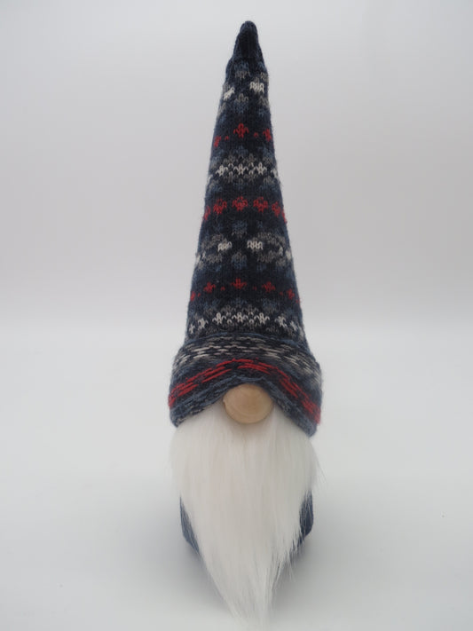 10" (25.4 cm) Small Gnome (6182) Navy/Red/White/Gray