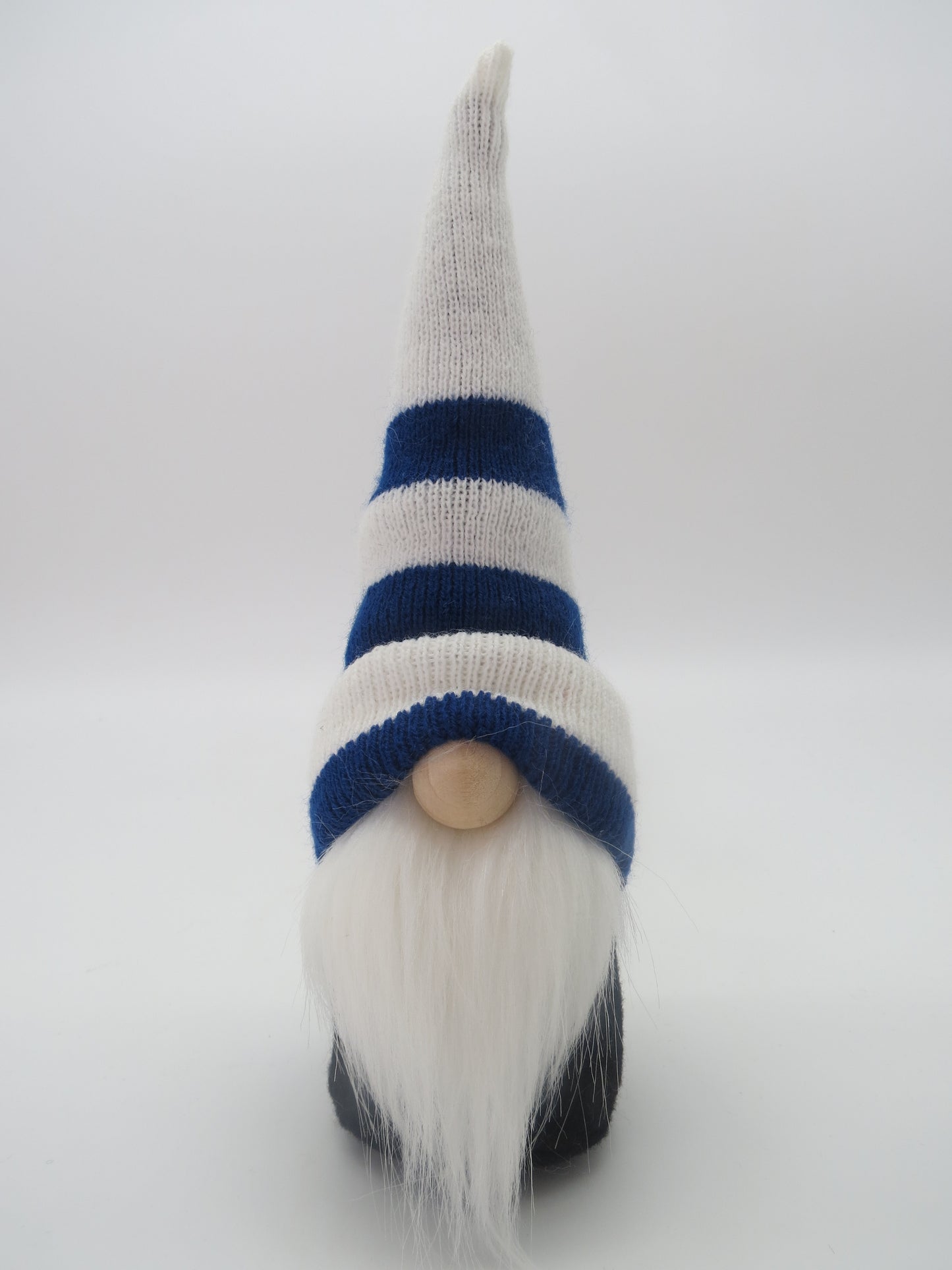 10" (25.4 cm) Small Gnome (6188) White/Blue Stripes