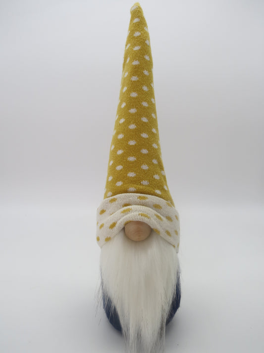 15" Medium Gnome (6201) - Yellow/White