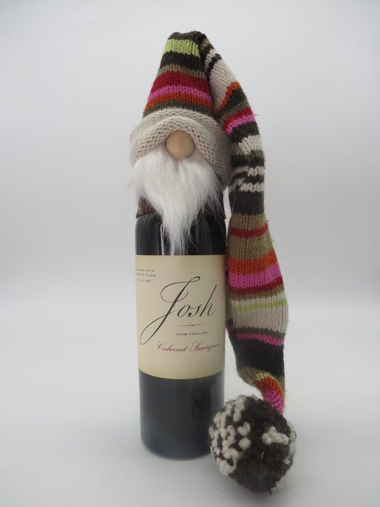 18 - 21" (45.7 - 53.3 cm) Tree/Bottle Topper Gnome (6214) - Multi Colour